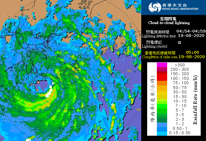 海高斯爆發性增強 氣象機構及數值大跌眼鏡
